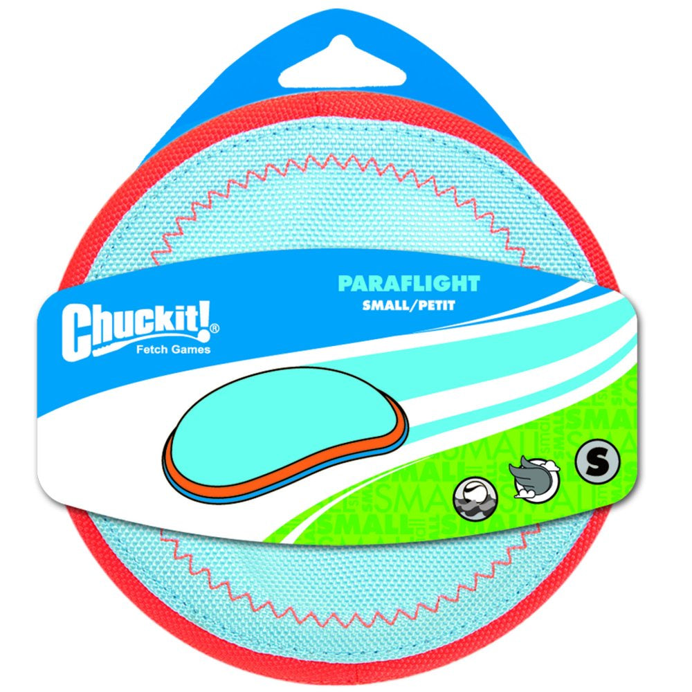 Chuckit! Paraflight Flyer Floatable Frisbee Dog Toy, Small