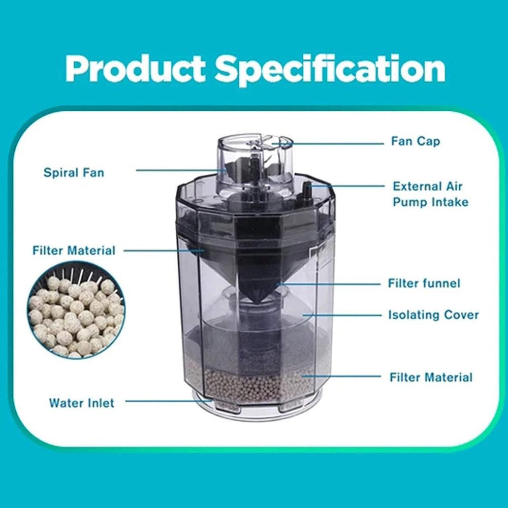 Fish Tank Poop Filter Aquarium Automatic Fish Waste Suction Colle Animals & Pet Supplies > Pet Supplies > Fish Supplies > Aquarium Filters FH00497   