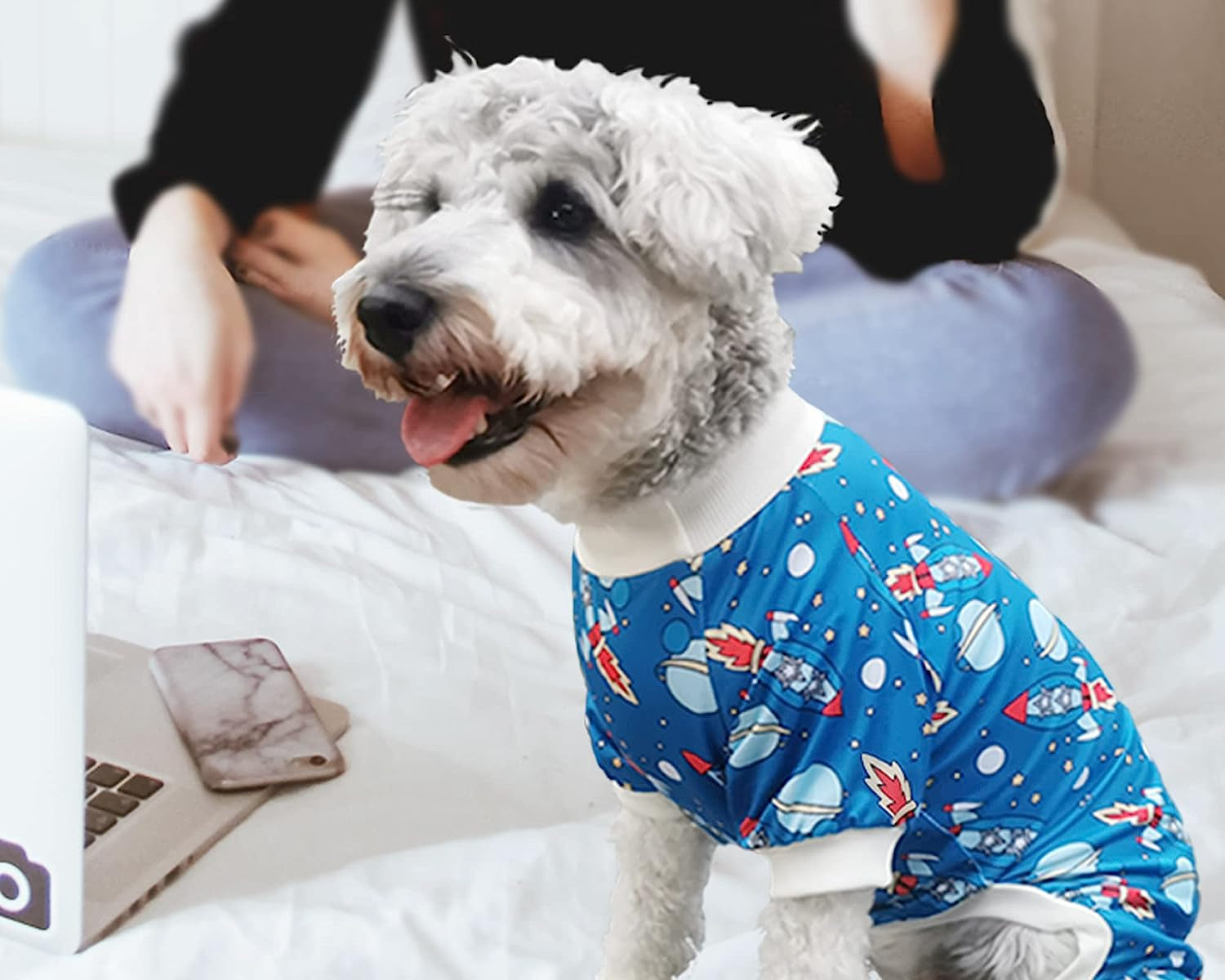 XPUDAC Dog Pajamas Clothes for Small Dogs Boy Girl, Dog Pjs Puppy Onesies Outfits Pet Clothes for Dog Cat Christmas Pajamas, 4 Styles(Animal, Small) Animals & Pet Supplies > Pet Supplies > Dog Supplies > Dog Apparel XPUDAC   