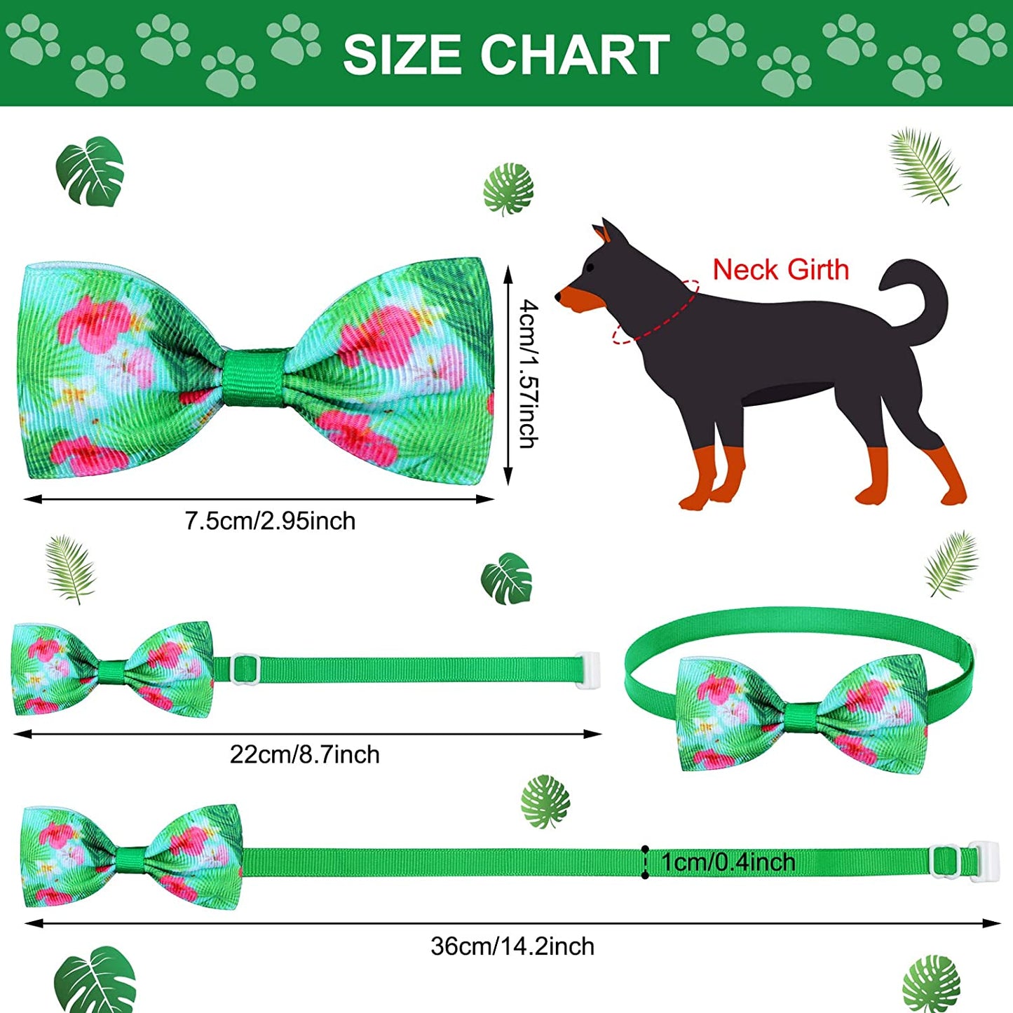 80 Pieces Summer Dog Bow Ties Dog Grooming Bows Adjustable Dog Neck Ties for Pet Includes 40 Dog Neckties and 40 Dog Bow Ties, Small Dog Bows Summer Dog Bow Tie for Dogs Cats Puppy (Cute Style) Animals & Pet Supplies > Pet Supplies > Dog Supplies > Dog Apparel Kajaia   