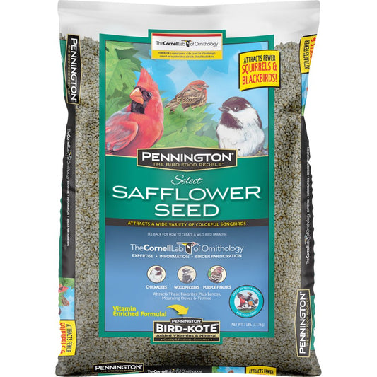 Pennington Select Safflower Seed, Wild Bird Feed and Seed, 7 Lb. Bag