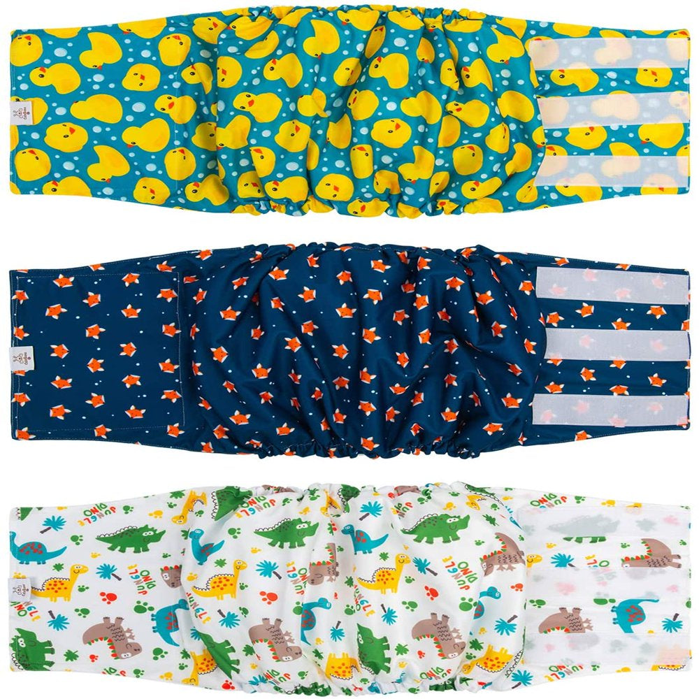 Belly Wrap Male Dog Washable Puppy Diapers 3Pcs a Pack DM02XL Animals & Pet Supplies > Pet Supplies > Dog Supplies > Dog Diaper Pads & Liners Home Décor   