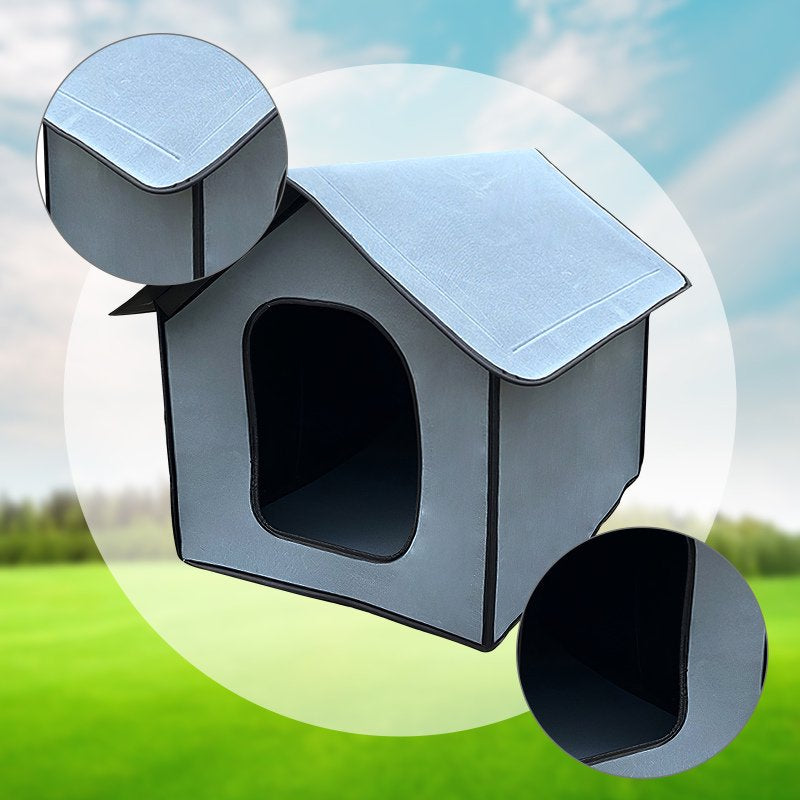 EVA Pet House Outdoor Cat and Kennel Dog Hut Pet Foldable Waterproof House Animals & Pet Supplies > Pet Supplies > Dog Supplies > Dog Houses wrea   