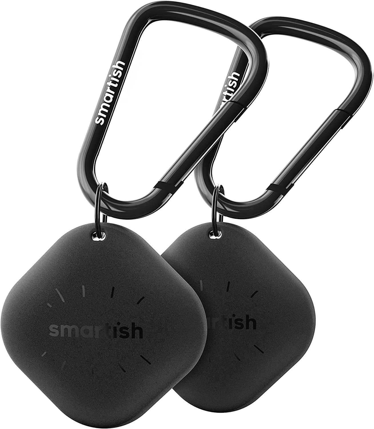 Smartish Pet Collar Holder 2 Pack for Apple Airtag® - Snitch Waterproof Airtag Cases for Small, Medium, Large Dogs/Pets [.5"-1.25" Collars] Easy-To-Clean Silicone Material Electronics > GPS Accessories > GPS Cases Smartish Keychain  