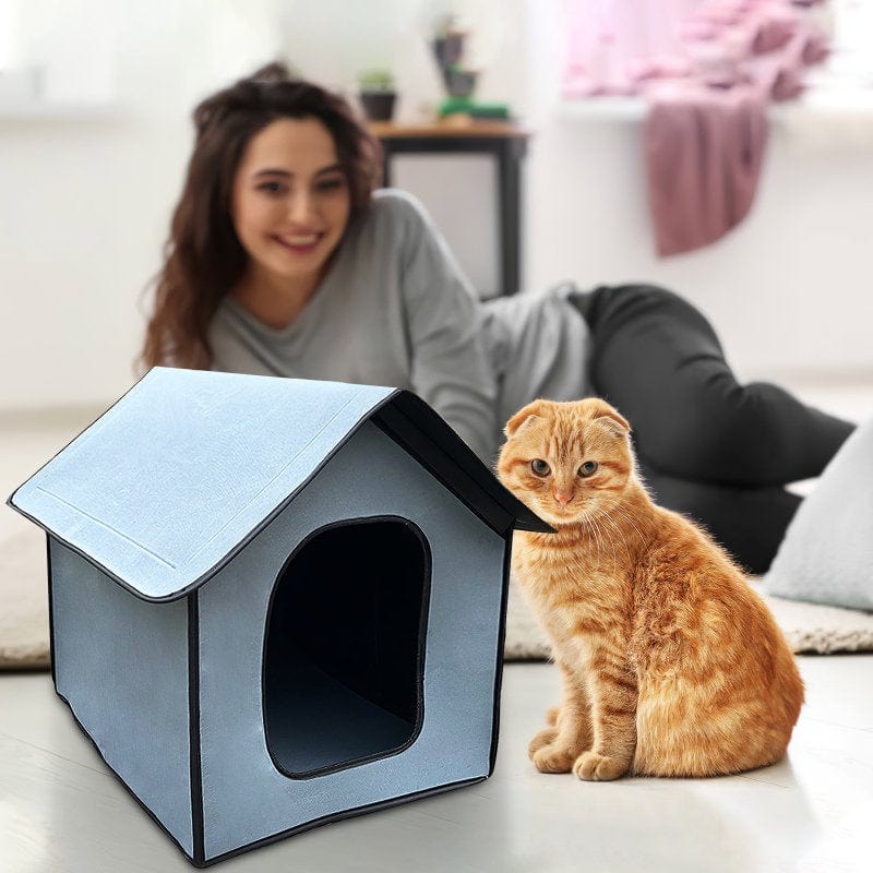 ABIDE EVA Pet House Outdoor Cat and Dog House Foldable Pet Hut Kennel Waterproof Animals & Pet Supplies > Pet Supplies > Dog Supplies > Dog Houses ABIDE   