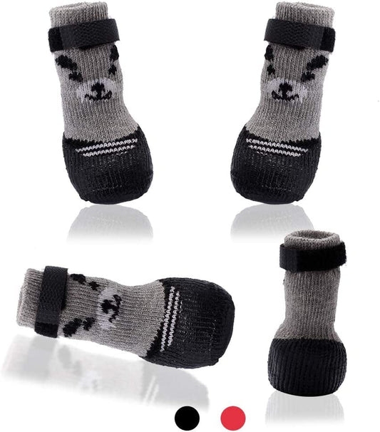 Ablepet Dog Boots Waterproof Shoes Breathable Socks, with Anti-Slip Sole and Adjustable Magic Tape All Weather Protect Paws Only Fit for Small Dog(4Pcs)(Black, XS) Animals & Pet Supplies > Pet Supplies > Dog Supplies > Dog Apparel AblePet Black S 
