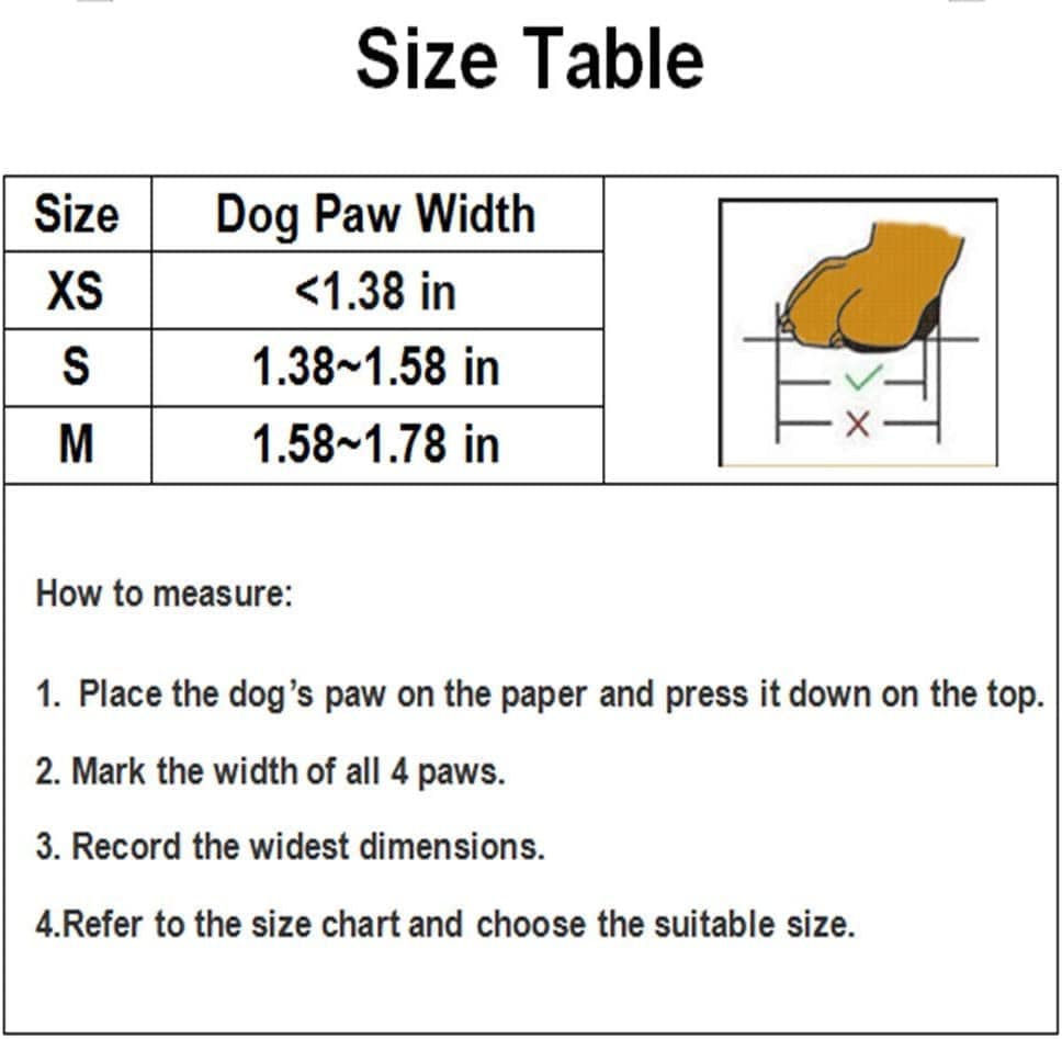 Ablepet Dog Boots Waterproof Shoes Breathable Socks, with Anti-Slip Sole and Adjustable Magic Tape All Weather Protect Paws Only Fit for Small Dog(4Pcs)(Black, XS) Animals & Pet Supplies > Pet Supplies > Dog Supplies > Dog Apparel AblePet   