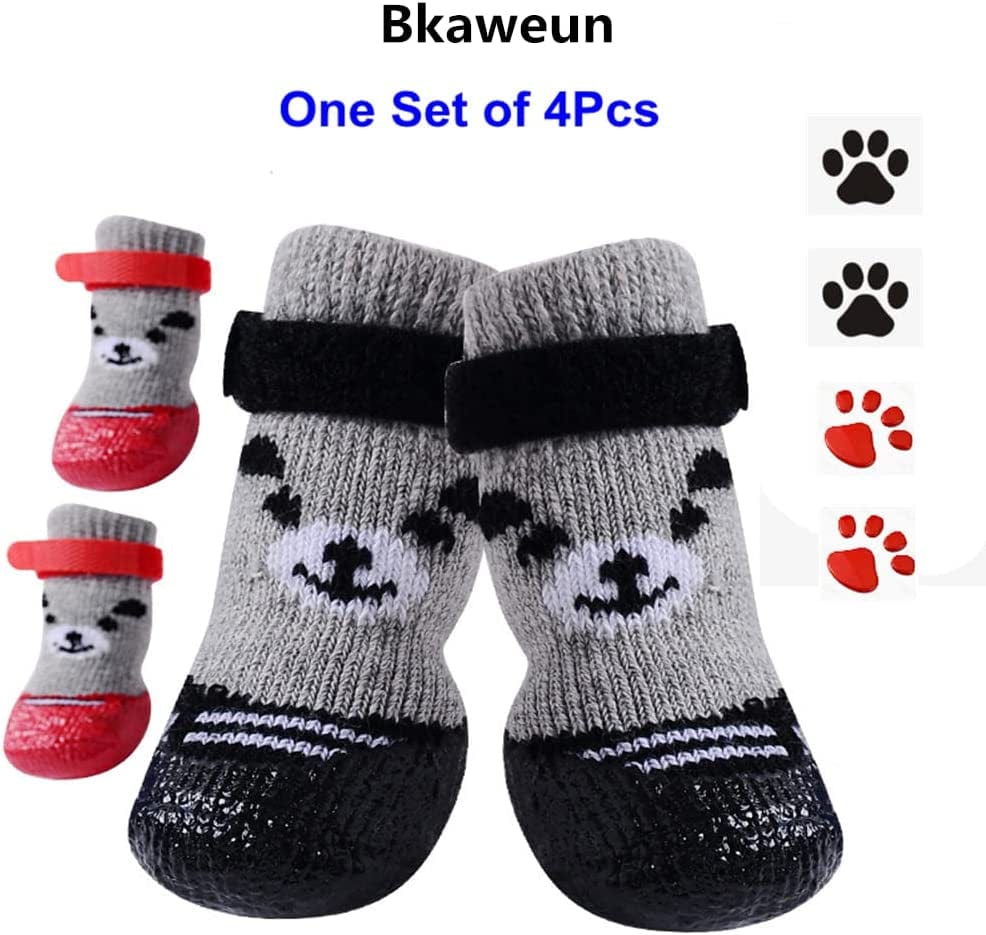Ablepet Dog Boots Waterproof Shoes Breathable Socks, with Anti-Slip Sole and Adjustable Magic Tape All Weather Protect Paws Only Fit for Small Dog(4Pcs)(Black, XS) Animals & Pet Supplies > Pet Supplies > Dog Supplies > Dog Apparel AblePet   
