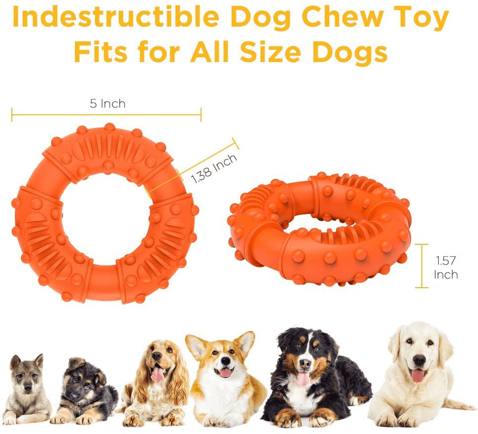 ABTOR Ultra Durable Dog Chew Toys - Toughest Natural Rubber - Texture – KOL  PET