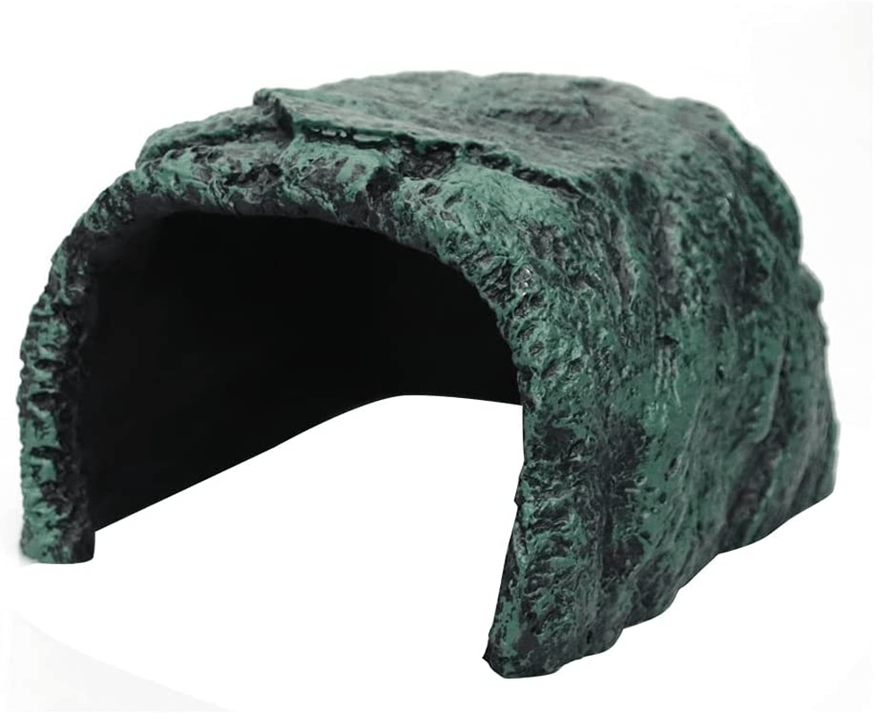 Abustle Pig Reptile Rock Hideout Reptile Rock Hide Cave, Aquarium Habitat Décor Rock Tortoise Hideout for Reptiles, Small Lizards, Turtles,Bearded Dragon Tortoise, Amphibians, Fish Animals & Pet Supplies > Pet Supplies > Reptile & Amphibian Supplies > Reptile & Amphibian Habitats Abustle pig N17  