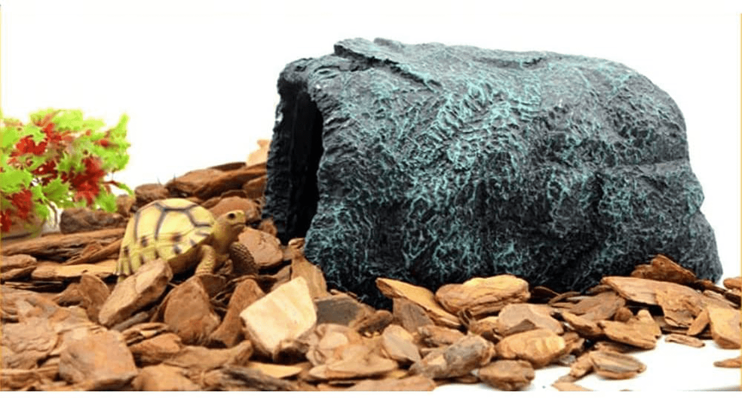 Abustle Pig Reptile Rock Hideout Reptile Rock Hide Cave, Aquarium Habitat Décor Rock Tortoise Hideout for Reptiles, Small Lizards, Turtles,Bearded Dragon Tortoise, Amphibians, Fish Animals & Pet Supplies > Pet Supplies > Reptile & Amphibian Supplies > Reptile & Amphibian Habitats Abustle pig   