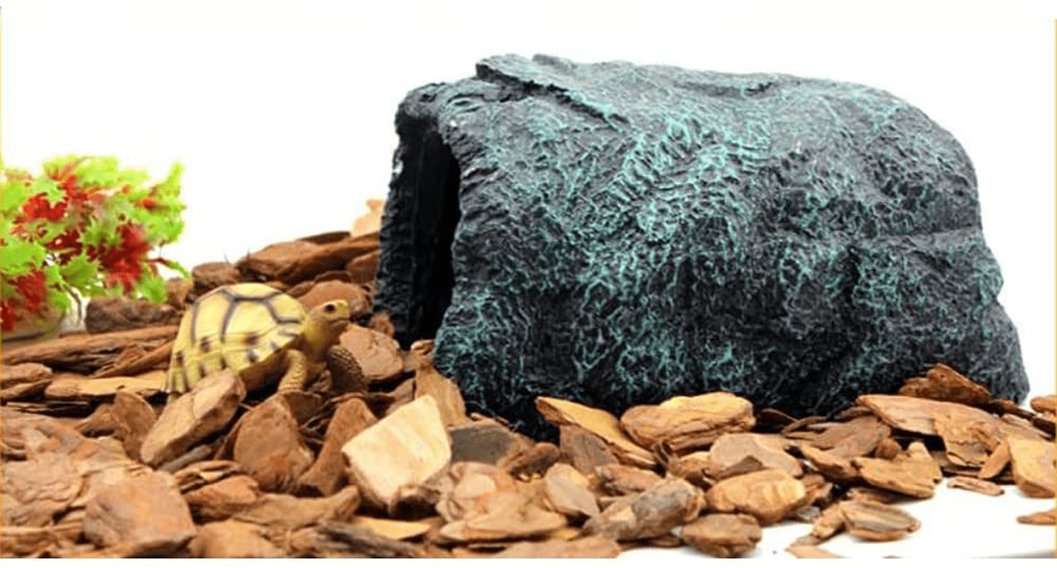 Abustle Pig Reptile Rock Hideout Reptile Rock Hide Cave, Aquarium Habitat Décor Rock Tortoise Hideout for Reptiles, Small Lizards, Turtles,Bearded Dragon Tortoise, Amphibians, Fish Animals & Pet Supplies > Pet Supplies > Reptile & Amphibian Supplies > Reptile & Amphibian Habitats Abustle pig   
