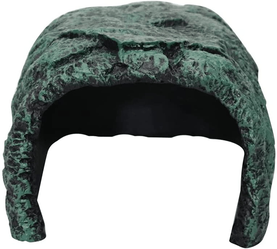 Abustle Pig Reptile Rock Hideout Reptile Rock Hide Cave, Aquarium Habitat Décor Rock Tortoise Hideout for Reptiles, Small Lizards, Turtles,Bearded Dragon Tortoise, Amphibians, Fish Animals & Pet Supplies > Pet Supplies > Reptile & Amphibian Supplies > Reptile & Amphibian Habitats Abustle pig   