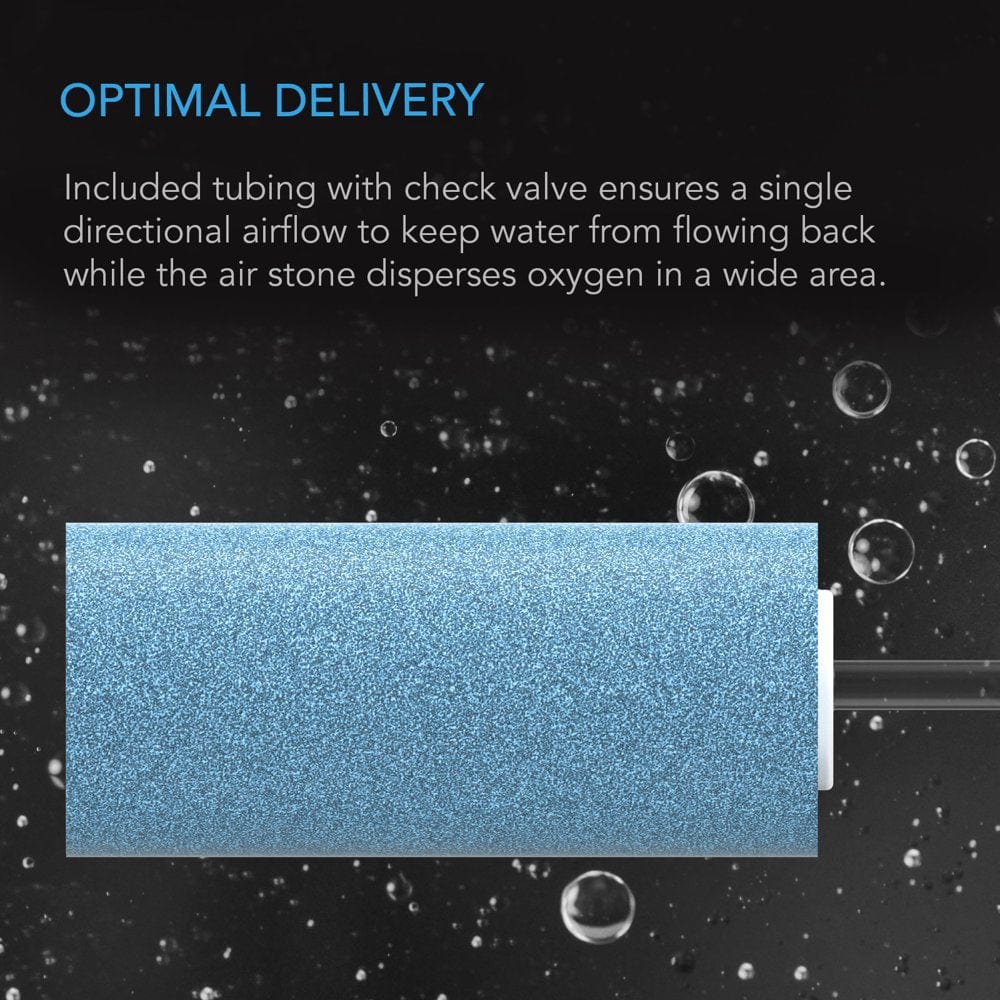 AC Infinity Air Pump 24 GPH (1.5 L/M), One-Outlet Adjustable Oxygen Pump Kit with Tubing, Check Valve, and Air Stone, for Aquariums, Ponds, and Hydroponics Systems Animals & Pet Supplies > Pet Supplies > Fish Supplies > Aquarium & Pond Tubing AC Infinity   