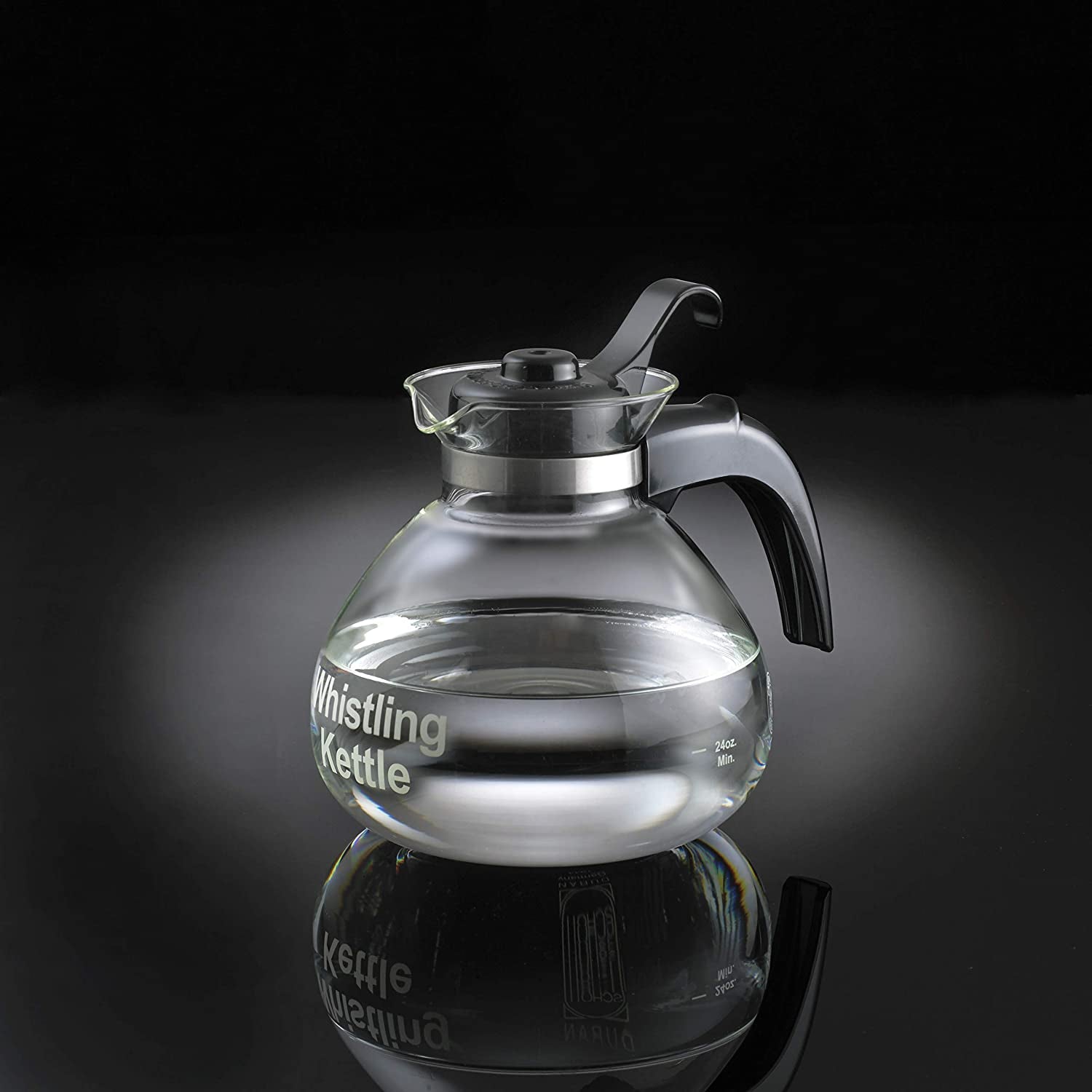 CAFÉ BREW COLLECTION Borosilicate Glass Stove Top Whistling Tea Kettle - Best BPA Free Whistling Tea Kettle - Best Glass Tea Kettle - 12 Cup Stovetop Glass Whistling Tea Kettle by Medelco Animals & Pet Supplies > Pet Supplies > Dog Supplies > Dog Apparel Medelco   