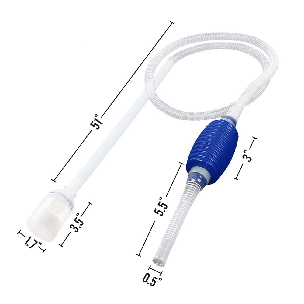 Sungrow Aquarium Siphon Vacuum Cleaner, Gravel Cleaning Tool for Fish & Turtle Tank Animals & Pet Supplies > Pet Supplies > Fish Supplies > Aquarium Cleaning Supplies Rion PTE. LTD.   