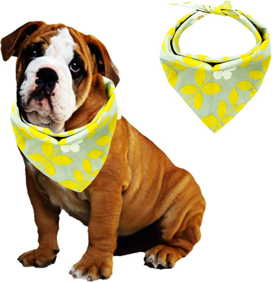 Dog Bandanas – 3 Pcs Washable and Reversible Triangle Bibs Scarfs, Multi Coloured Neckerchief Kerchief for Small&Medium&Large Pet Dogs Cats Animals & Pet Supplies > Pet Supplies > Dog Supplies > Dog Apparel CAROLLIFE   