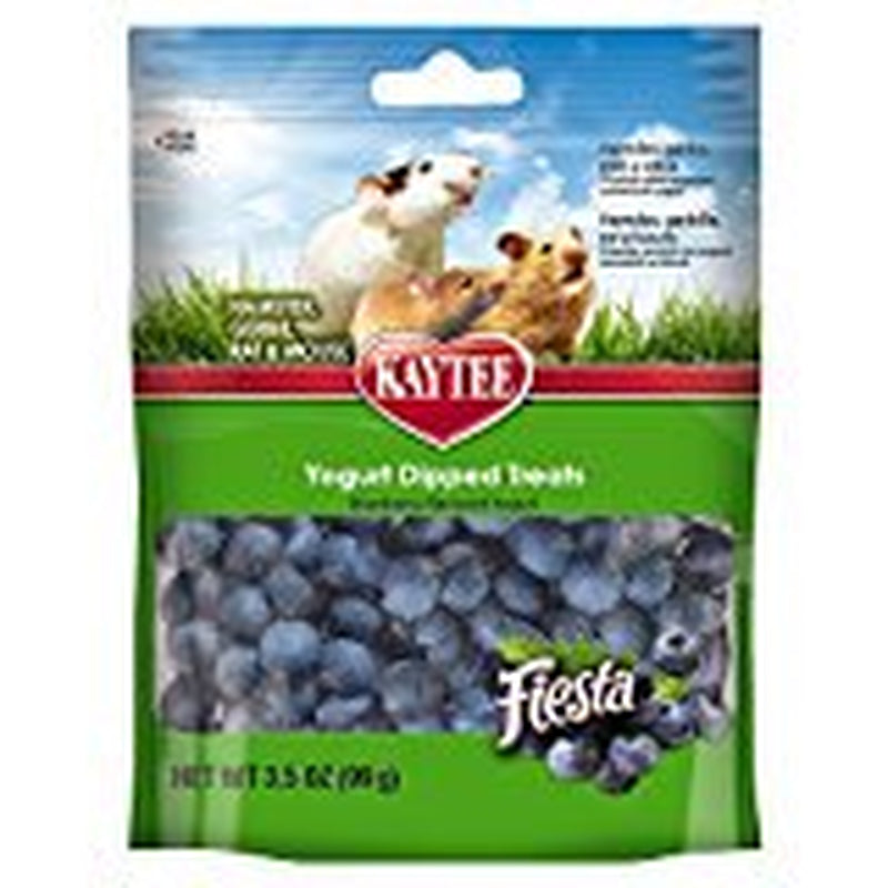 Kaytee Fiesta Blueberry Yogurt Dipped Small Animal Treats, 3.5 Oz