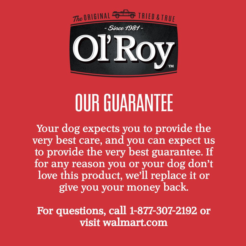 Ol' Roy Rawhide 6" Rolls Chews for Dogs, 9.31 Oz, 16 Count Animals & Pet Supplies > Pet Supplies > Dog Supplies > Dog Treats Walmart Inc.   