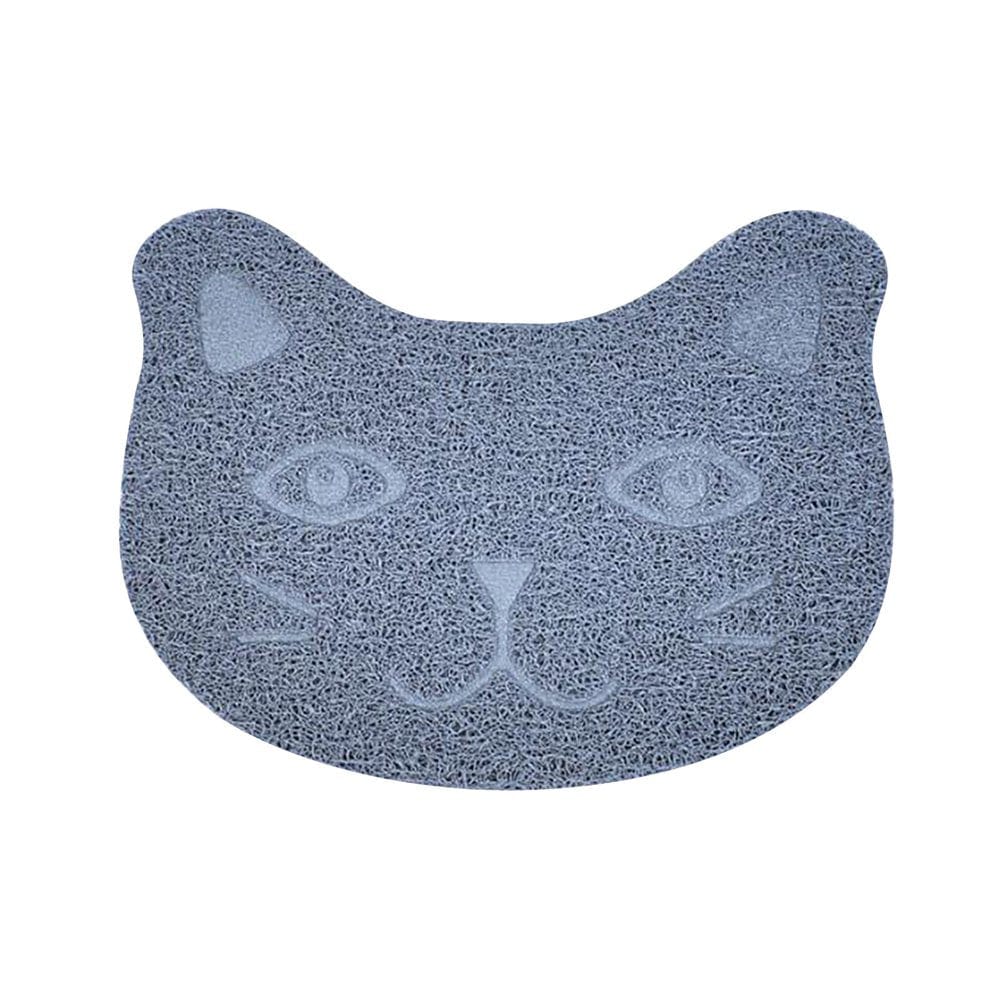 Accessories in Pets Dogs Kitty Cat Small Rug Mat Mat Control Indoor Mess Litter Scatter Kitty Boxes Carpet to Litter Mat and Washable Litter Pet for Pet Supplies Animals & Pet Supplies > Pet Supplies > Cat Supplies > Cat Litter Box Mats Pets Accessory One Size Gray 