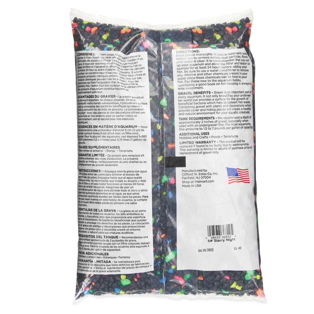 Aqua Culture Aquarium Gravel Mix, Neon Starry Night, 5-Pound Animals & Pet Supplies > Pet Supplies > Fish Supplies > Aquarium Decor Wal-Mart Stores, Inc.   