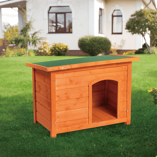Aclumsy Small Dog House with Door, Wooden Indoor Outdoor Pet House Waterproof Pet House with Removable Roof, Shelter for Small Pets,Dog,Cat Animals & Pet Supplies > Pet Supplies > Dog Supplies > Dog Houses Aclumsy 40.7'' L x 22.4'' W x 28.3'' H  