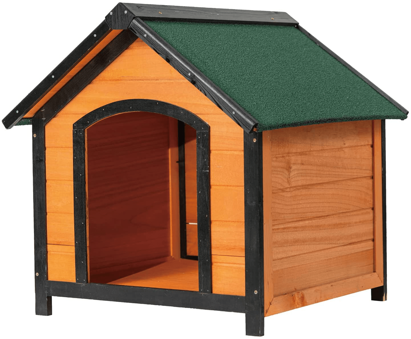 Aclumsy Small Dog House with Door, Wooden Indoor Outdoor Pet House Waterproof Pet House with Removable Roof, Shelter for Small Pets,Dog,Cat