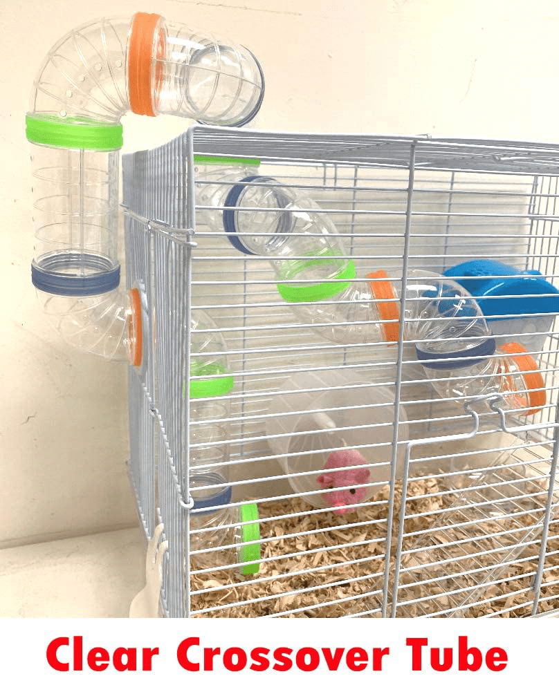 Acrylic Clear 2-Levels Hamster Home Habitat Rodent Gerbil Mouse Mice Rats Small Animal Critter Cage Animals & Pet Supplies > Pet Supplies > Small Animal Supplies > Small Animal Habitats & Cages Mcage   