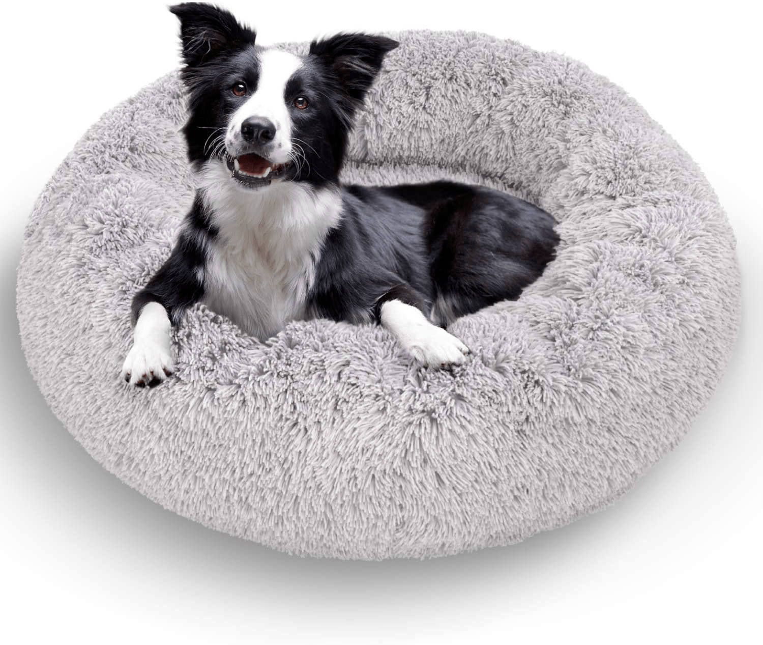Active Pets Plush Calming Dog Bed, Donut Dog Bed for Small Dogs, Medium & Large, anti Anxiety Dog Bed, Soft Fuzzy Calming Bed for Dogs & Cats, Comfy Cat Bed, Marshmallow Cuddler Nest Calming Pet Bed Animals & Pet Supplies > Pet Supplies > Dog Supplies > Dog Beds Active Pets   