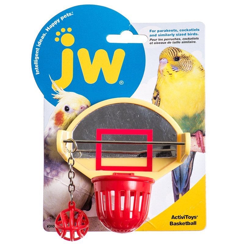 ACTIVITOYS BIRDIE BASKETBALL BIRD TOY Animals & Pet Supplies > Pet Supplies > Bird Supplies > Bird Toys JW - Dog/Cat/Aquatic 6 ct  