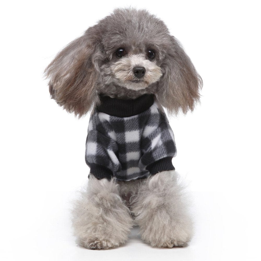 Actoyo Pet Dogs Christmas Plaid Pajamas Flannel Warm Clothes Puppy Costume Apparel Animals & Pet Supplies > Pet Supplies > Dog Supplies > Dog Apparel Actoyo   