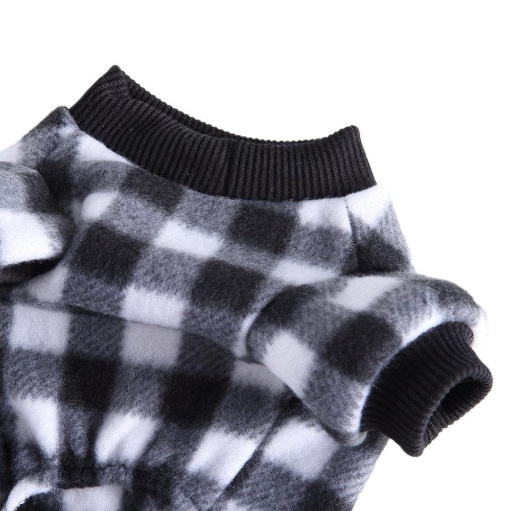 Actoyo Pet Dogs Christmas Plaid Pajamas Flannel Warm Clothes Puppy Costume Apparel Animals & Pet Supplies > Pet Supplies > Dog Supplies > Dog Apparel Actoyo   