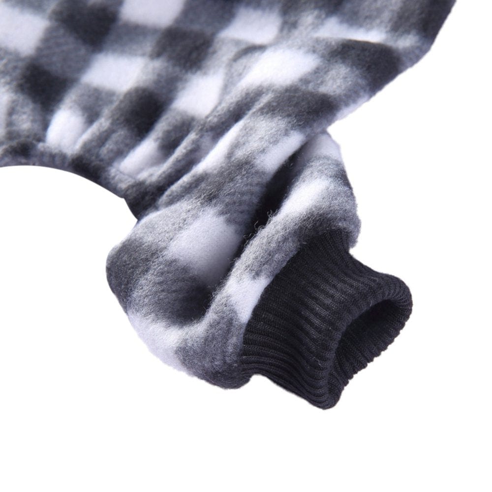 Actoyo Pet Dogs Christmas Plaid Pajamas Flannel Warm Clothes Puppy Costume Apparel Animals & Pet Supplies > Pet Supplies > Dog Supplies > Dog Apparel Actoyo   