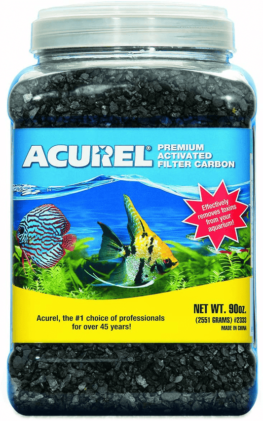 Acurel Premium Activated Filter Carbon Granules for Aquariums and Ponds Animals & Pet Supplies > Pet Supplies > Fish Supplies > Aquarium Filters Acurel LLC 90-Ounce  