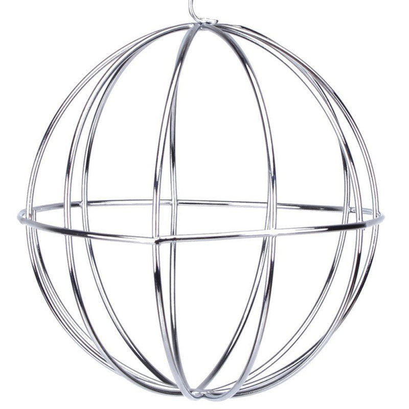 Pet Supplies Hay Manger Food Ball Stainless Steel Plating Grass Rack Ball for Rabbit Guinea Pig Pet Hamster Animals & Pet Supplies > Pet Supplies > Small Animal Supplies > Small Animal Food Funcee   