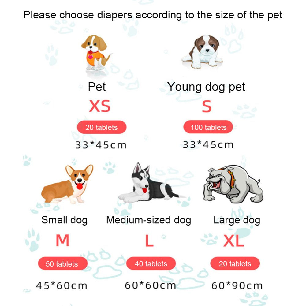Clearance Sale!Soft Dog Diaper for Pet Deodorant Non Woven Fabrics Disposable Pad Leak Proof Animals & Pet Supplies > Pet Supplies > Dog Supplies > Dog Diaper Pads & Liners RVXlRDN   