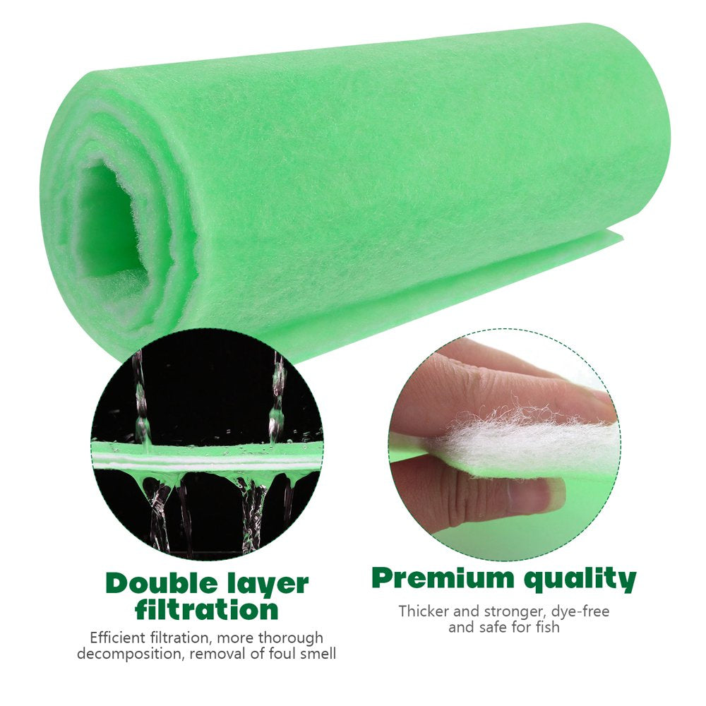 FRCOLOR Balacoo Aquarium Filter Pad Biochemical Polyether Filter Thickened Roll Pad Fish Tank Water Cleaning Supplies (120X30X0.8Cm) Animals & Pet Supplies > Pet Supplies > Fish Supplies > Aquarium Filters FRCOLOR   