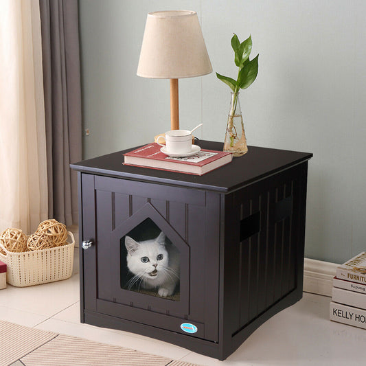 Cfowner Cat House Hidden Litter Box Furniture Animals & Pet Supplies > Pet Supplies > Cat Supplies > Cat Furniture Cfowner   