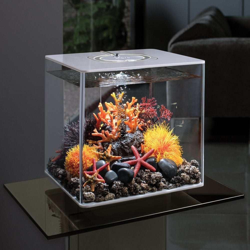 Biorb Lava Rock with Fire Coral Aquarium Ornament
