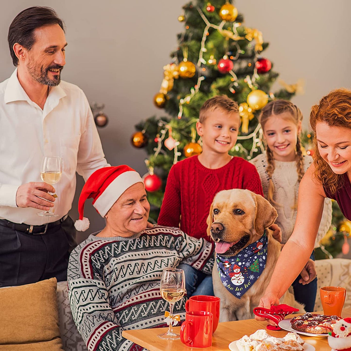 12 Pieces Christmas Dog Bandanas Pet Christmas Bandanas Soft Dog Triangle Bibs Kerchief Adjustable Washable Puppy Scarf Xmas Pet Costume Accessory Decoration for Small Medium Large Dogs Cats Pets Animals & Pet Supplies > Pet Supplies > Dog Supplies > Dog Apparel Frienda   