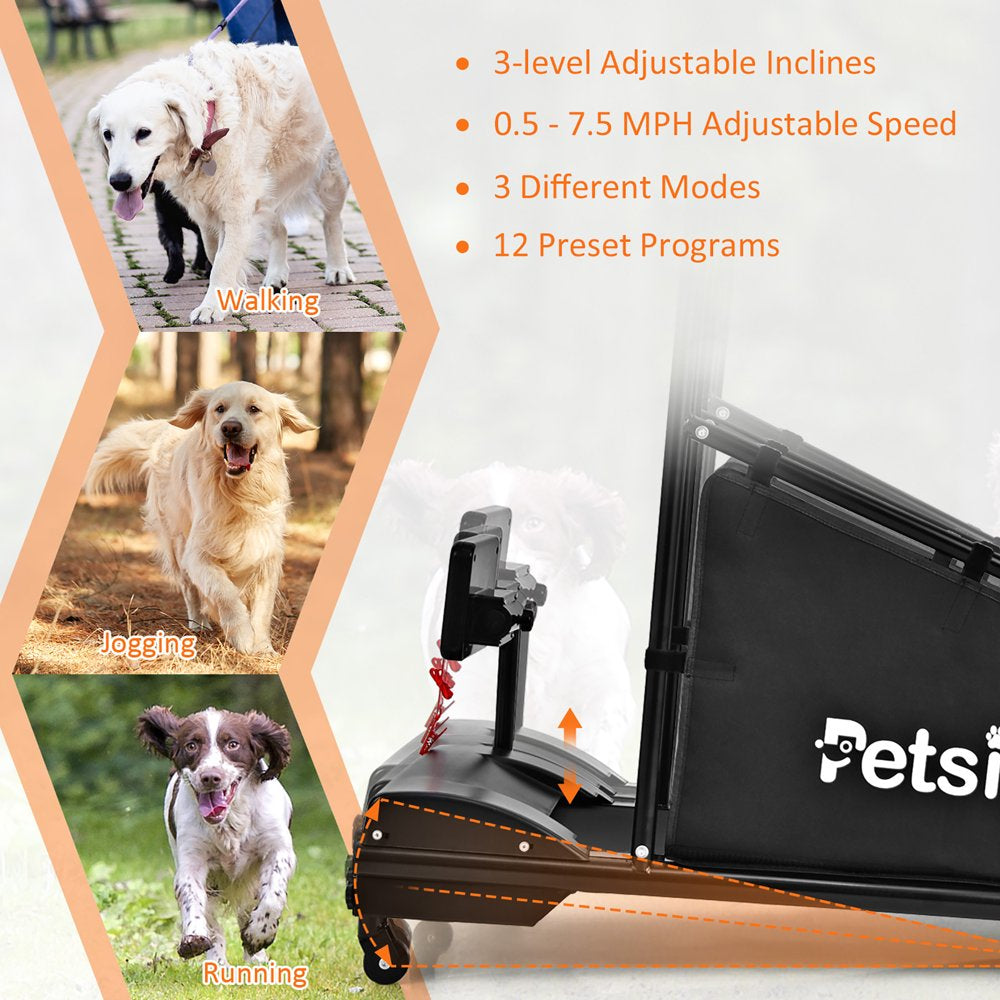 Petsite Pet Treadmill Indoor Exercise for Dogs Pet Exercise Equipment W/ Remote Control Animals & Pet Supplies > Pet Supplies > Dog Supplies > Dog Treadmills Costway   