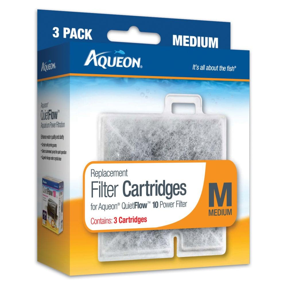 Aqueon Replacement Aquarium Filter Cartridges, Medium, Medium, 3Pk Animals & Pet Supplies > Pet Supplies > Fish Supplies > Aquarium Filters Aqueon   