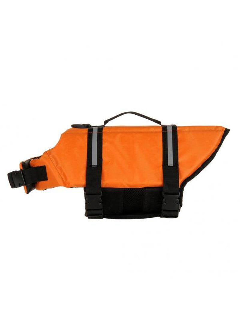 Dog Life Jacket Adjustable Dog Lifevest Swimsuit Safety Vest Apparel Lifesaver Preserver Coat for Small Medium Large Puppy with Handle Reflective for Swimming and Boating Animals & Pet Supplies > Pet Supplies > Dog Supplies > Dog Apparel Topumt XXL Orange 