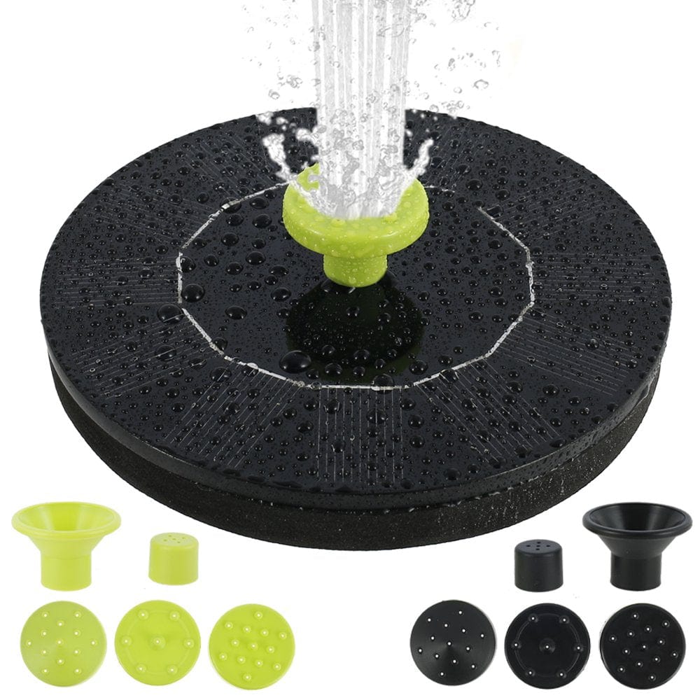 Adifare Solar Fountain, Bird Bath Fountain, Solar Panel Pump, Floating Pump, Pool Fountain with 8 Nozzles 2 Plastic Tubings for Bird Bath, Pond, Pool, Fish Tank, Aquarium and Garden Animals & Pet Supplies > Pet Supplies > Fish Supplies > Aquarium & Pond Tubing Adifare   