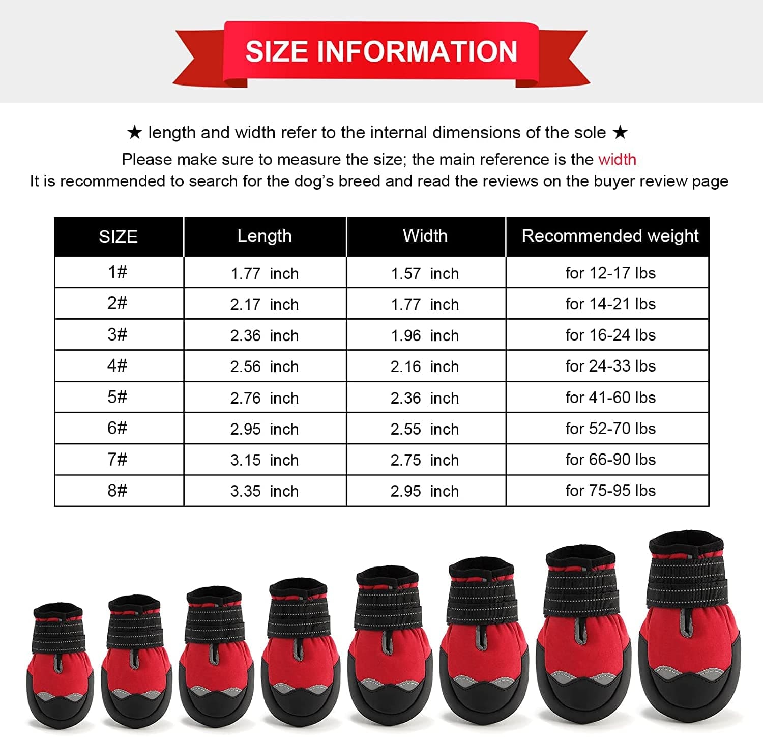 Adjustable Velcro Dog Boots,Waterproof Dog Shoes for Medium Large Dogs with Reflective Straps Pet Paw Protector for Winter,Anti-Slip Sole Dog Boots for Hiking Walking Running 4Pcs Animals & Pet Supplies > Pet Supplies > Dog Supplies > Dog Apparel MUSIMC   