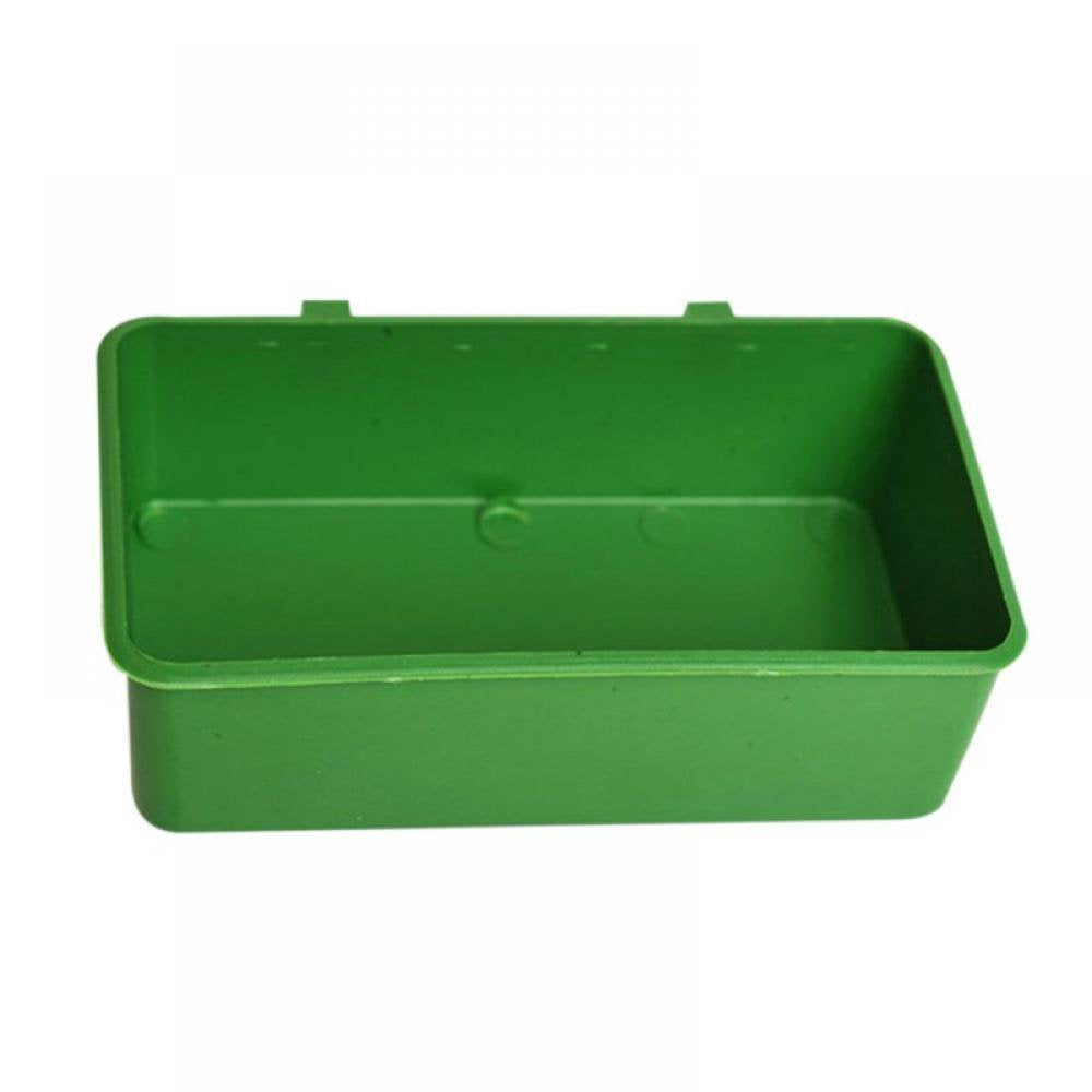 Parrot Bath Box Bird Cage Accessory Supplies Bathing Tub for Brids Canary Budgies Parrot Random Color Animals & Pet Supplies > Pet Supplies > Bird Supplies > Bird Cage Accessories CN   