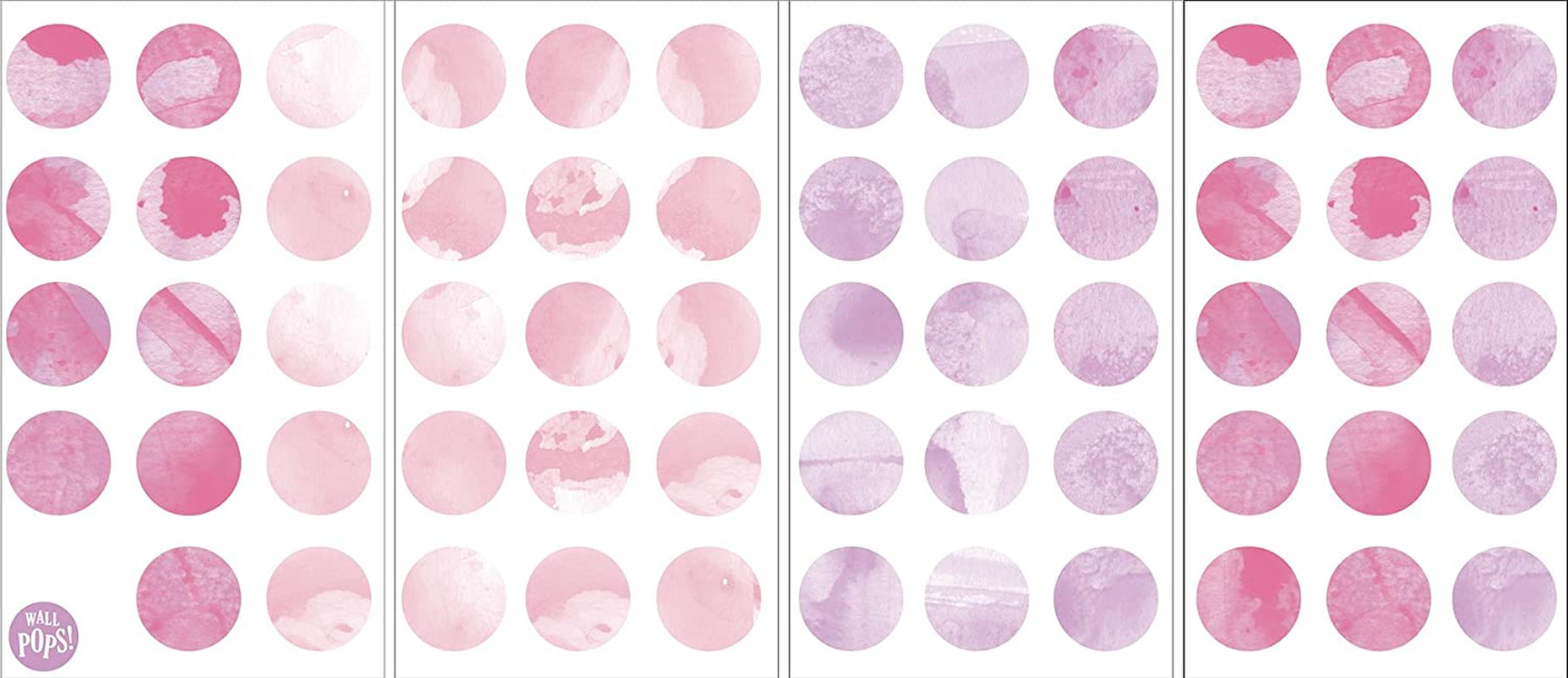 Wallpops DWPK2466 Watercolor Dots Wall Art Kit, Pink Animals & Pet Supplies > Pet Supplies > Dog Supplies > Dog Apparel WallPops   