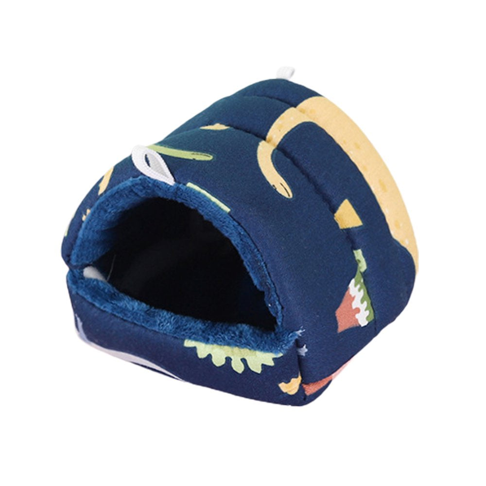 Realyc Hamster Bed Lovely Print Plush Lining Cage Accessories Squirrel Hammock Small Animal Hanging Nest for Rodent Animals & Pet Supplies > Pet Supplies > Small Animal Supplies > Small Animal Bedding Realyc   
