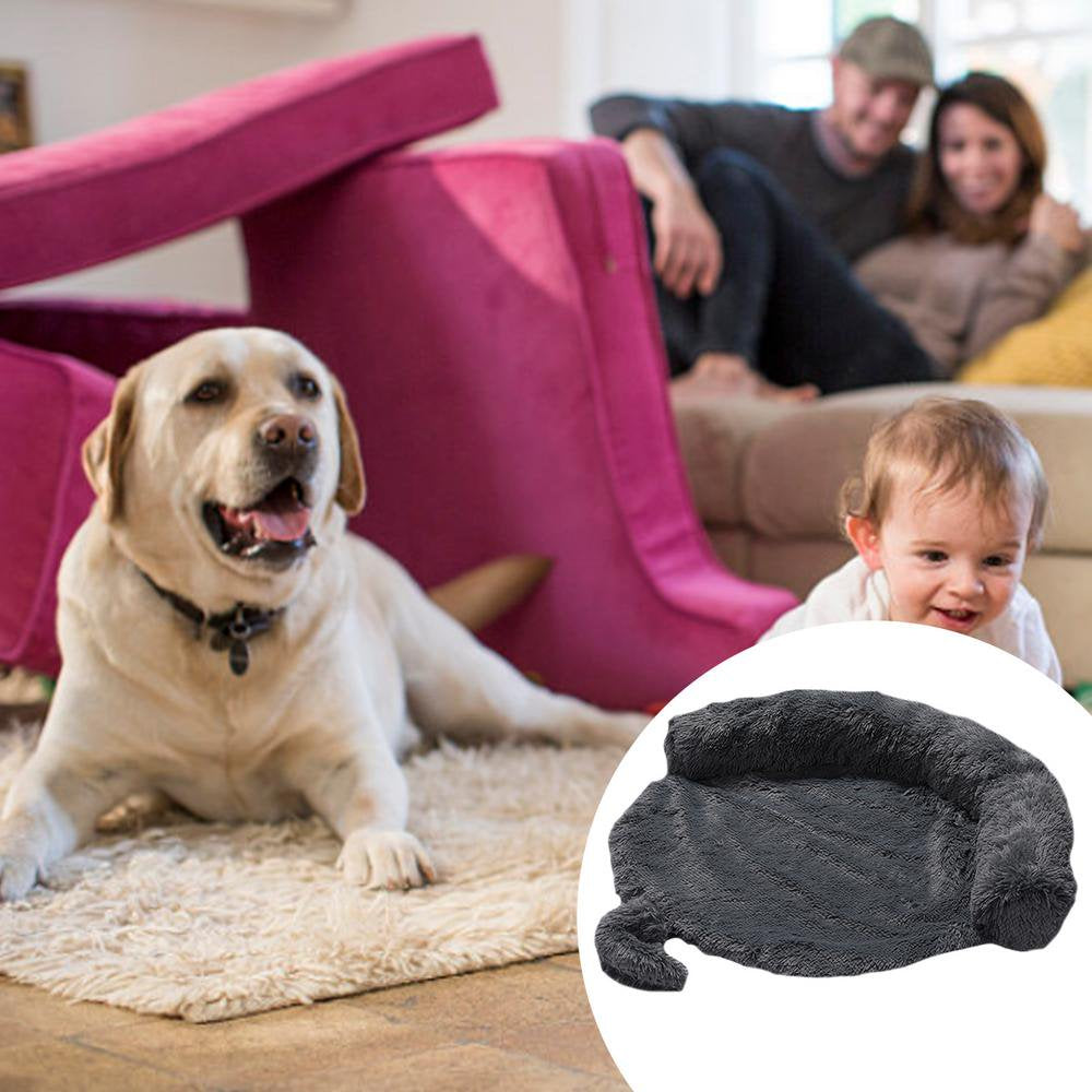 IMSHIE Plush Cat Dog Bed, Soft Comfortable Pet Plush Cushion Mats, Sleeping Warming Sofa Beds for Pets, Washable Kennel with Anti-Slip Bottom for Cats Puppy Small Animals Economical Animals & Pet Supplies > Pet Supplies > Dog Supplies > Dog Kennels & Runs IMSHIE   