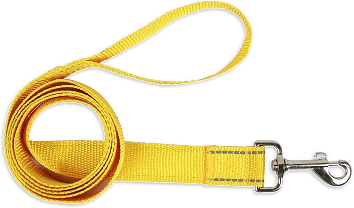 AEEDEA Small Dog Harness with Leash Set, Dog Vest Harness for Puppy Dogs Medium Dogs, Comfortable Air Mesh Dog Vest Harness with Reflective Strip,Yellow,L Animals & Pet Supplies > Pet Supplies > Dog Supplies > Dog Apparel AEEDEA   